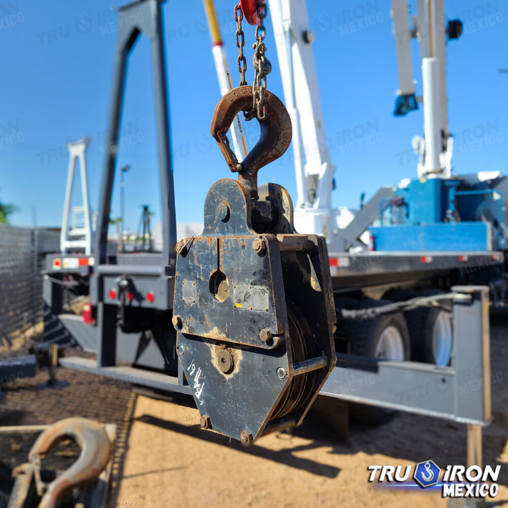 GANCHO PATESCA JHONSON BLOCKS 3 POLEAS 24.25 US TON - TRU IRON
